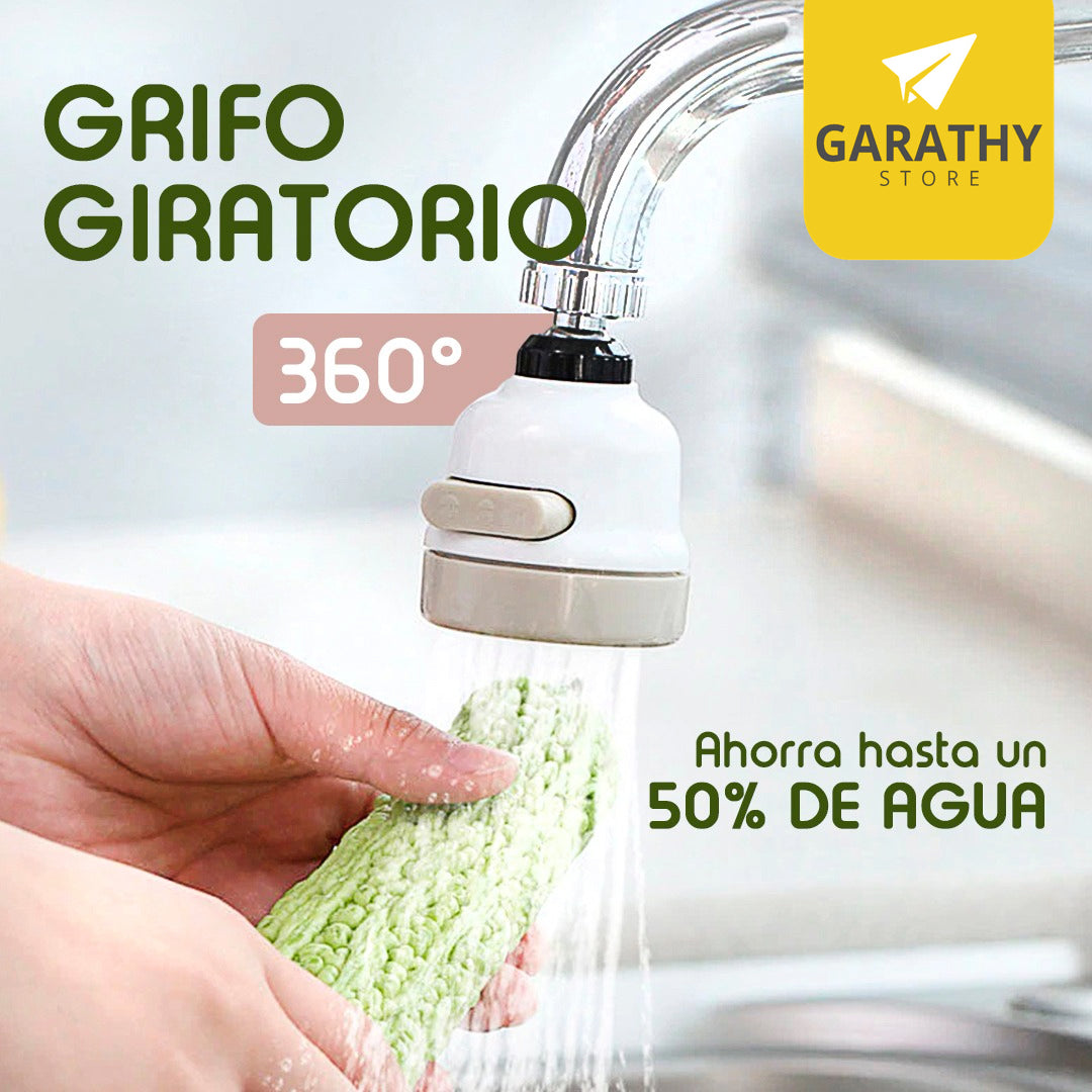 Grifo Giratorio Flexible con Aireador - Ahorrador de Agua – GARATHY STORE